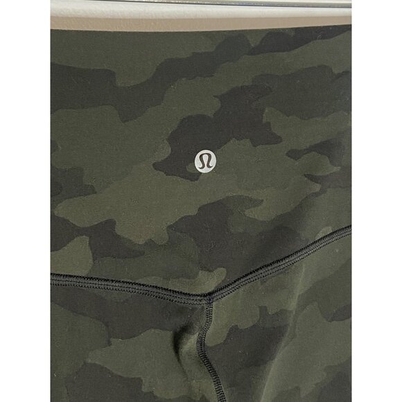 Lululemon Align Pant *Full Length 28" Incognito Camo Multi Gator Green-sz 4 - Picture 10 of 10
